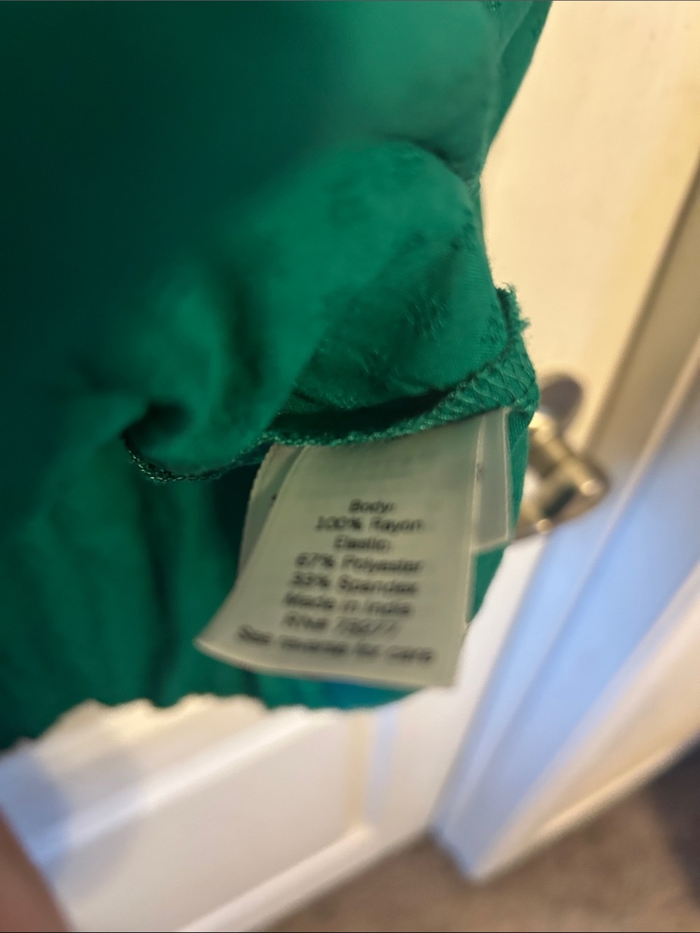 Croft & Barrow Green Sleeveless Smocked Midi Dress sz M - Picture 4 of 4